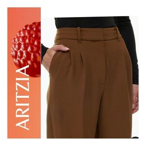 Aritzia The Effortless Pant High-waisted, wide-leg crepe trousers